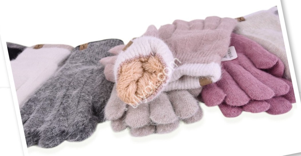 Фото 1 ПЕРЧАТКИ (6,5-8,5 СМ) МЕХ МИКС 7164