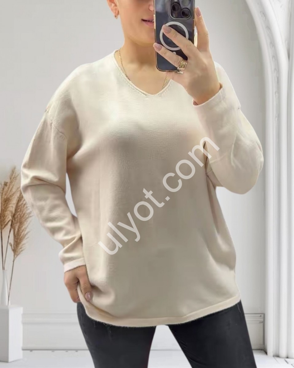 СВІТЕР (ONE SIZE 54-60) ЧОРНИЙ 25509