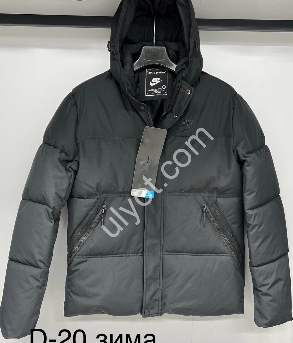 КУРТКА N02 (M-3XL) ЧОРНИЙ D20
