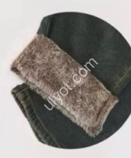 ШТАНИ (25-30) хутро Т.Зелений 9520