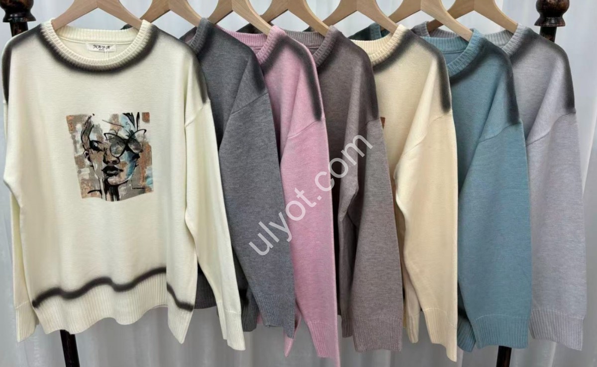 СВІТЕР (ONE SIZE 54-56) МІКС A150