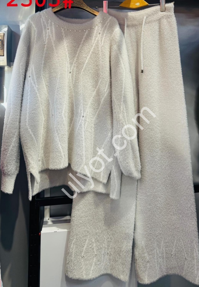 КОСТЮМ (OVER SIZE) АЛЬПАКУ МІКС 2505