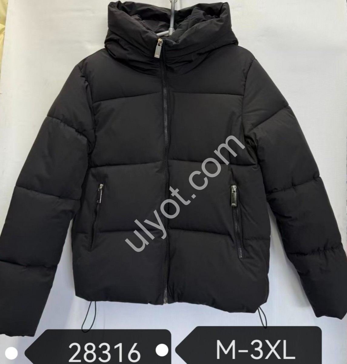 КУРТКА Bf&Gf (M-3XL) ЧОРНИЙ 28316