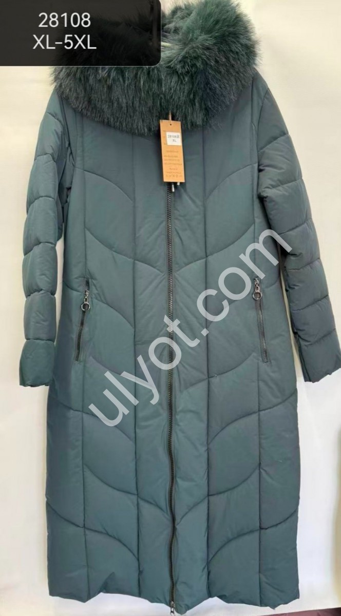 КУРТКА Bf&Gf (XL-5XL) Т.ЗЕЛЕНИЙ 28108