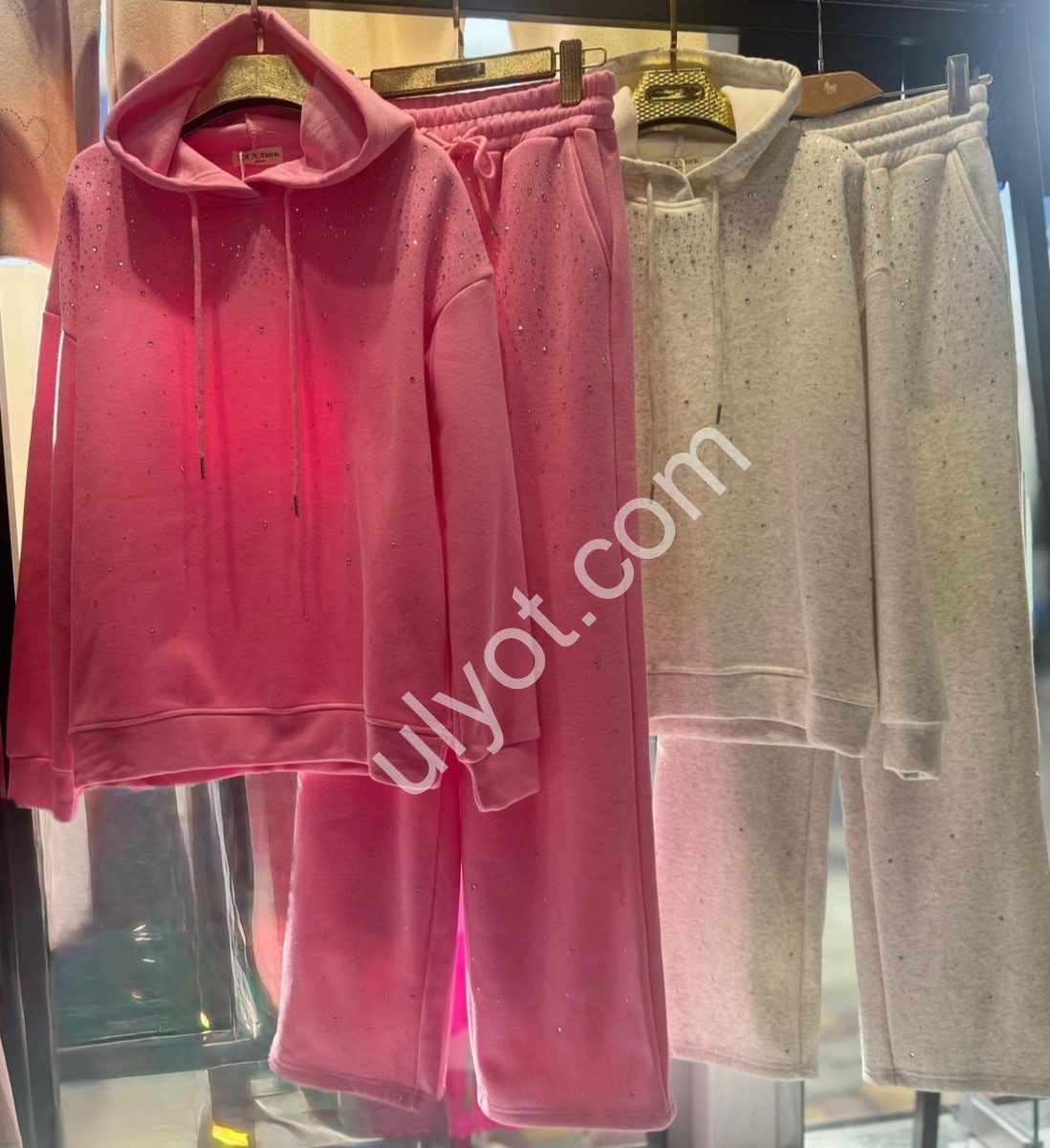 Фото 1 КОСТЮМ (XL-4XL) ФЛИС СЕРЫЙ F157