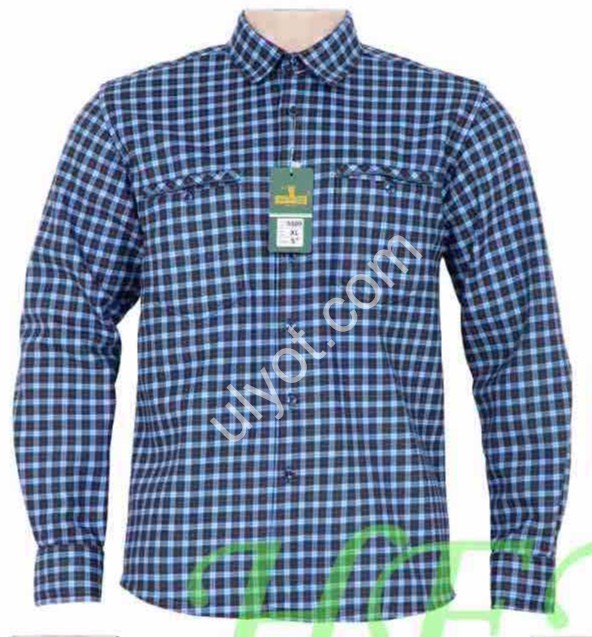СОРОЧКА (XL-5XL) ФЛІС МІКС A639