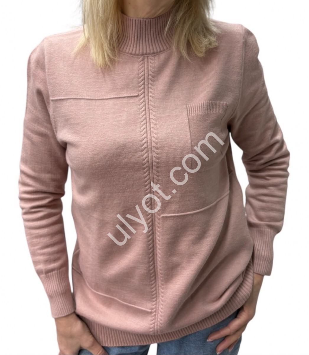 СВИТЕР СТОЙКА (ONE SIZE 46-52) МИКС 24029