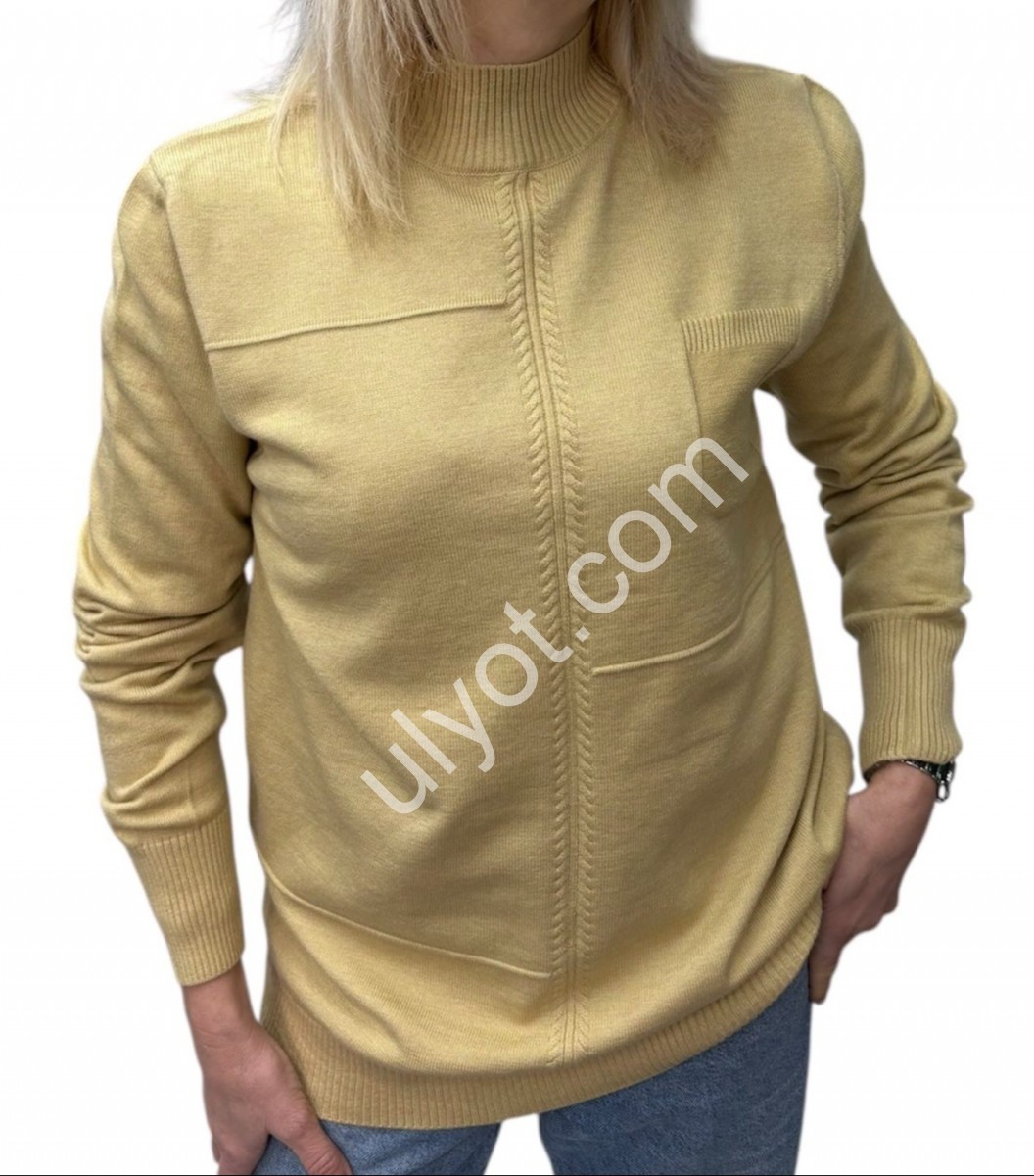 СВИТЕР СТОЙКА (ONE SIZE 46-52) МИКС 24029