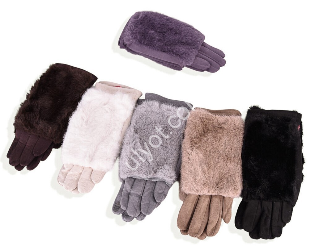 ПЕРЧАТКИ  (6,5-8,5 СМ) МЕХ МИКС MK5