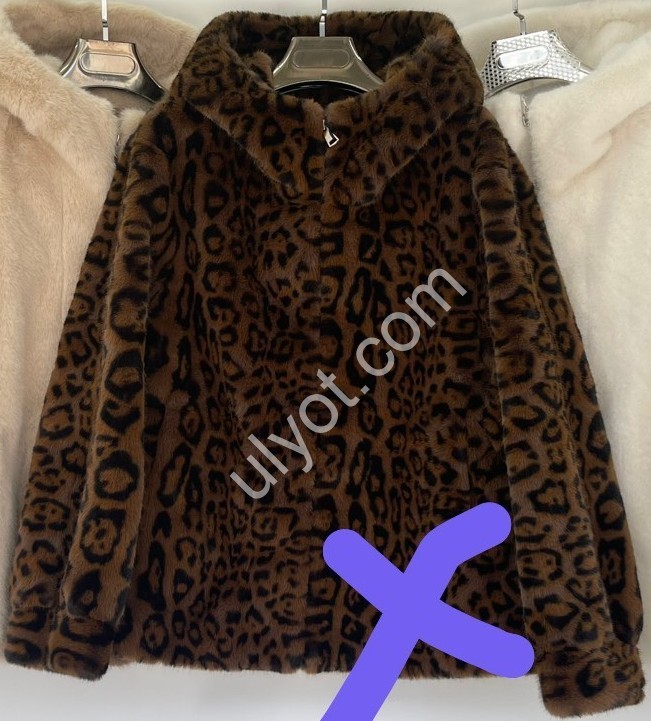 ПОЛУШУБОК (M-2XL) БЕЖ 009