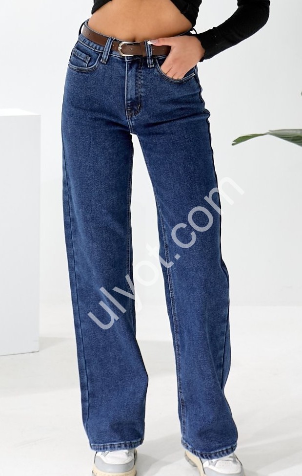 ДЖИНСЫ LIANA (25-30) БАЙКА Т.СИНИЙ 1036