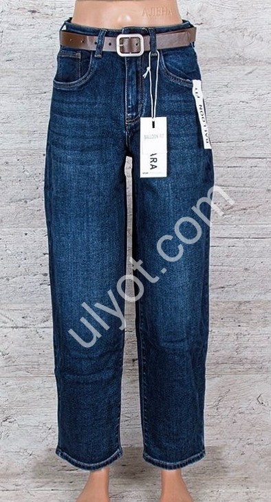 ДЖИНСИ M.SARA (XS-XL) Т.СИНІЙ 1322-1