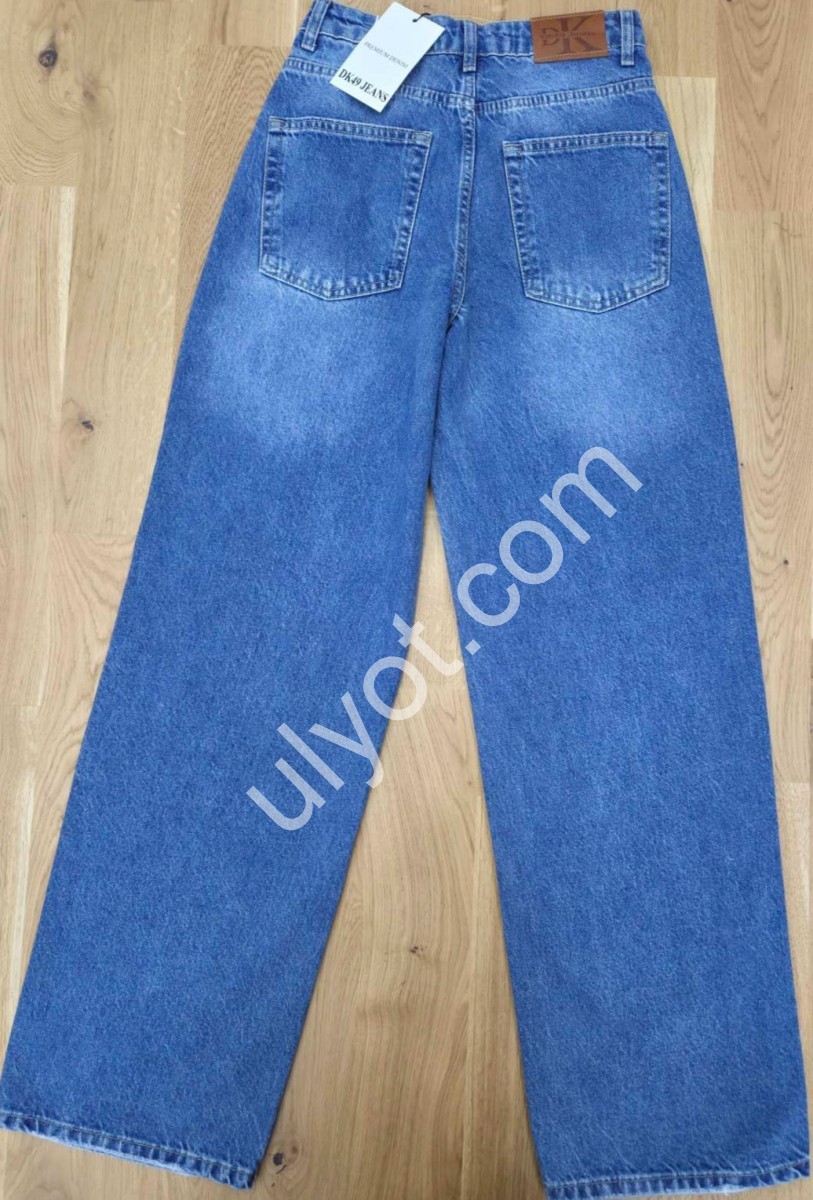 ДЖИНСЫ DK49 (34-40) СИНИЙ 9744