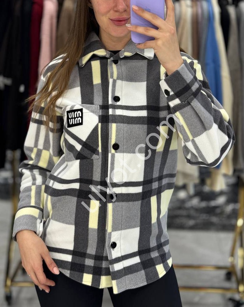 РУБАШКА (42-52) ЖЕЛТЫЙ 2494