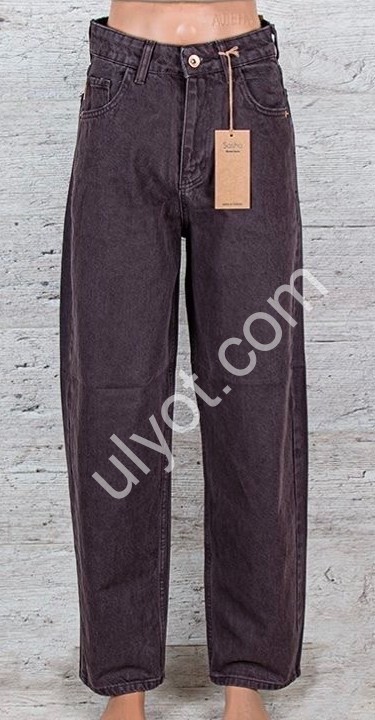 ДЖИНСЫ SASHA (26-31) ШОКОЛАД 2374