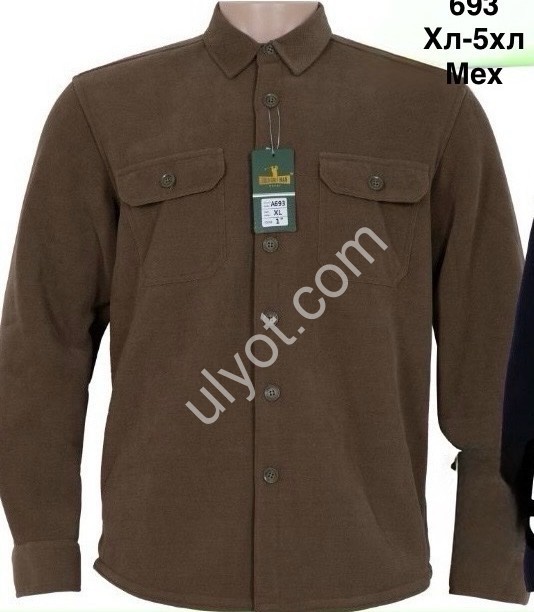 РУБАШКА (XL-5XL) МЕХ МИКС 693