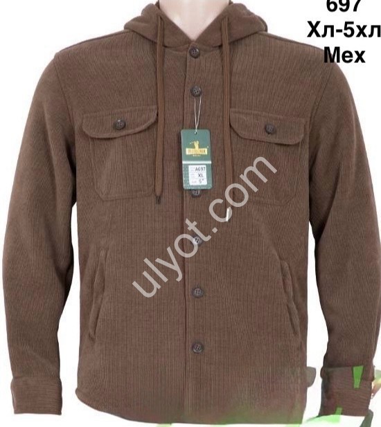 РУБАШКА (XL-5XL) МЕХ МИКС 697