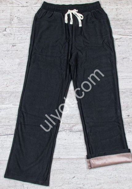 ШТАНИ M.SARA (M-4XL) Хутро Чорне 189-13