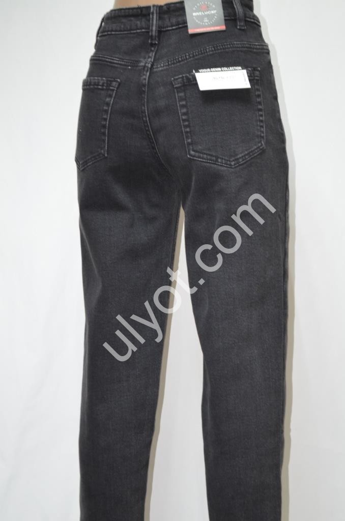 ДЖИНСЫ RELUCKY (25-30) БАЙКА ГРАФИТ M666-6