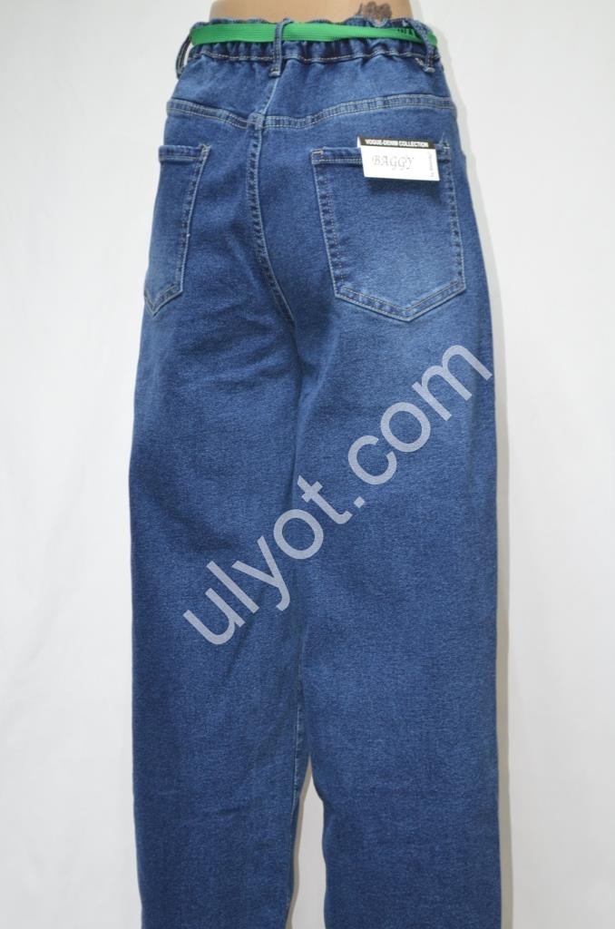 ДЖИНСЫ RELUCKY (31-38) БАЙКА Т.СИНИЙ TB0304-8