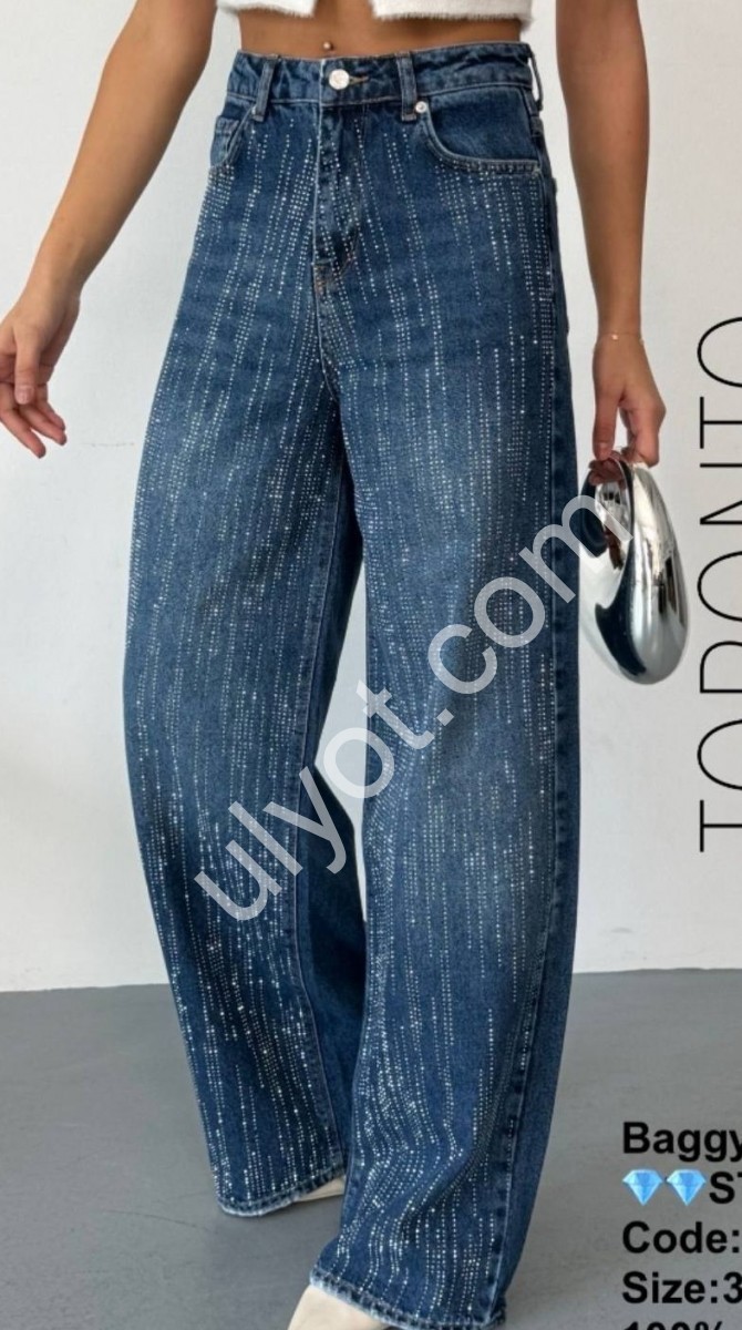 ДЖИНСЫ ZEO BASIC (34-42) Т.СИНИЙ 5049