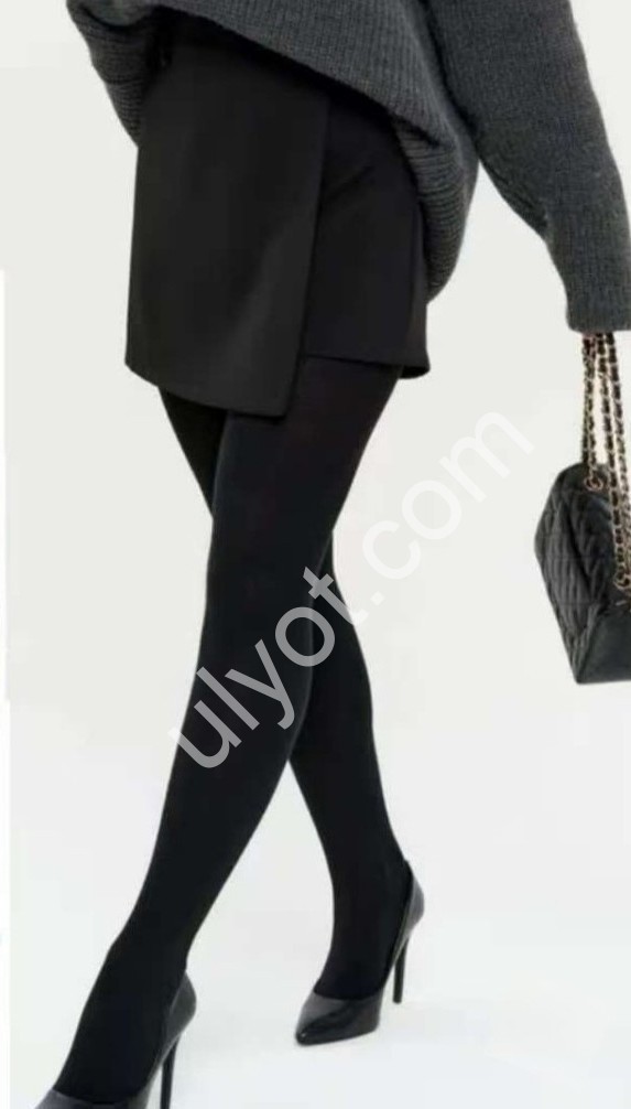 КОЛГОТКИ (ONE SIZE 48-54) МЕХ ЧЕРНЫЙ 31-2