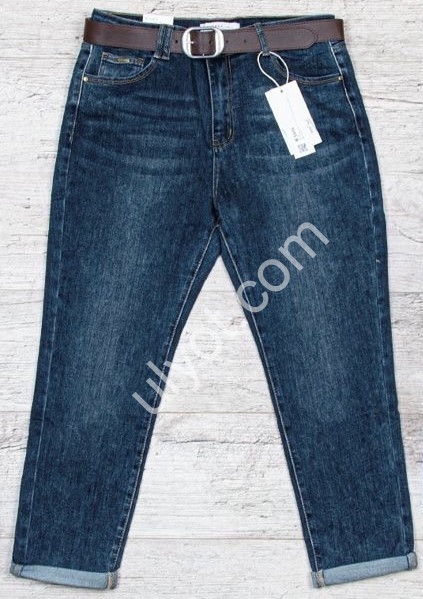 ДЖИНСЫ M.SARA (L-4XL) Т.СИНИЙ 1225-3H