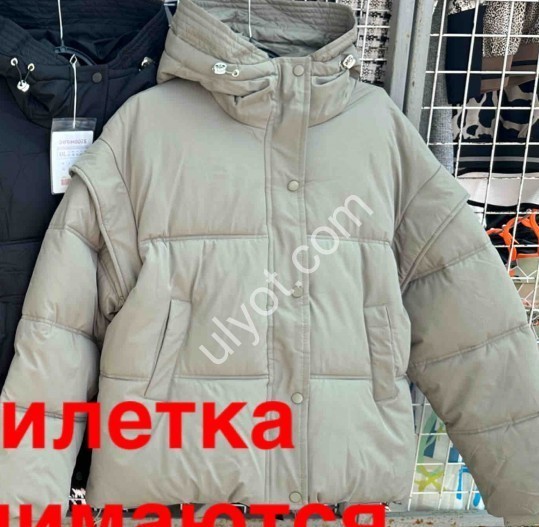 КУТКА-ЖИЛЕТКА (M-2XL) СІРИЙ 066