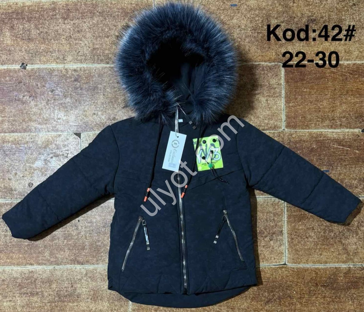 КУРТКА (3-6 ЛЕТ) ЧЕРНЫЙ 42