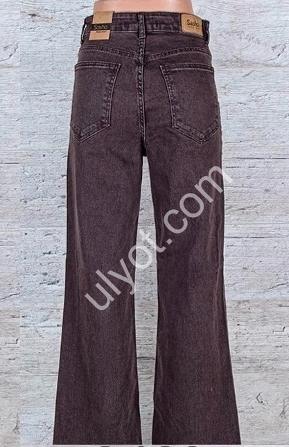 ДЖИНСЫ SASHA (26-31) ШОКОЛАД 2489