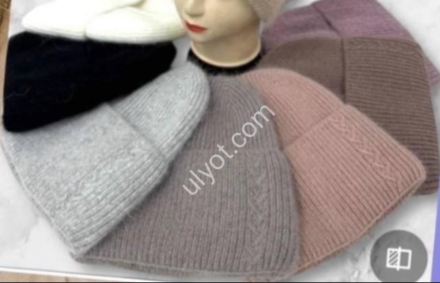ШАПКА АНГОРА4 (ONE SIZE 56-58) ФЛИС МИКС 