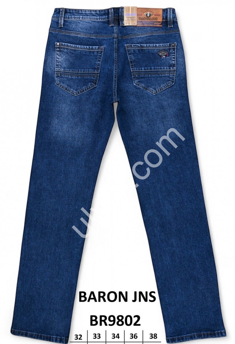 Фото 1 ДЖИНСЫ BARON (32-38) Т.СИНИЙ BR9802