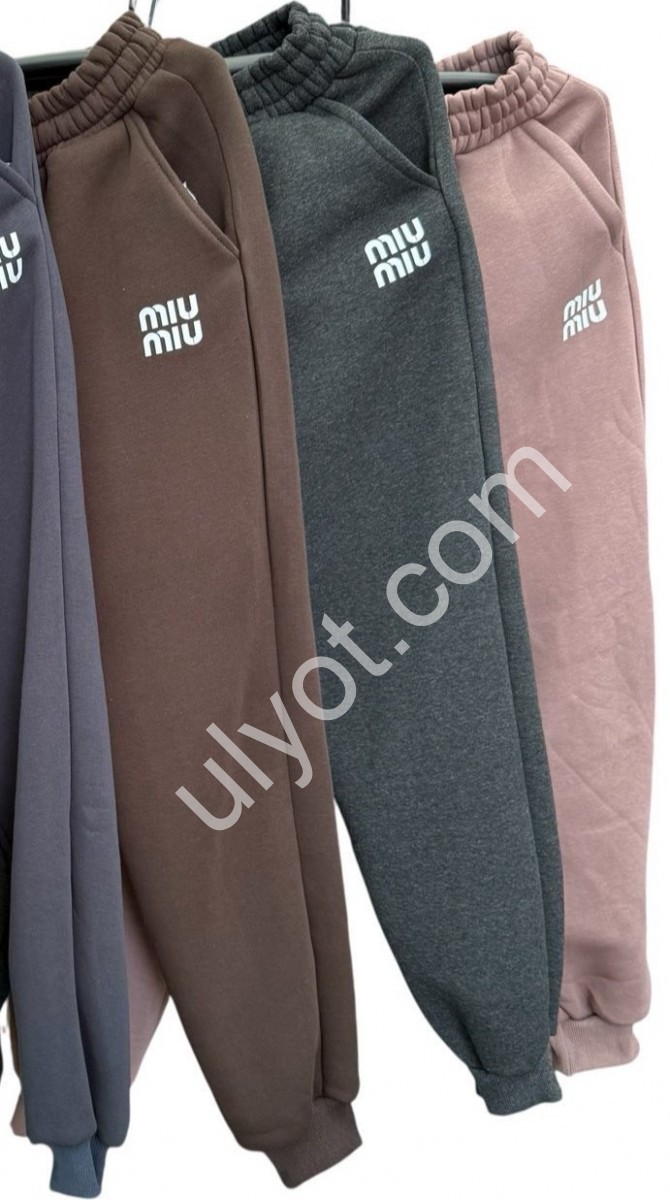 СПОРТ.ШТАНЫ M40 (52-60) ФЛИС МАНЖЕТ БУТЫЛКА 