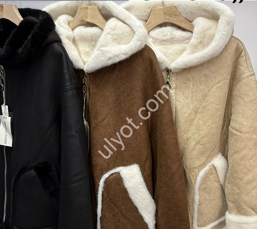 ДУБЛЕНКА ДВОХСТОРІННЯ (L-XL) МІКС B-02