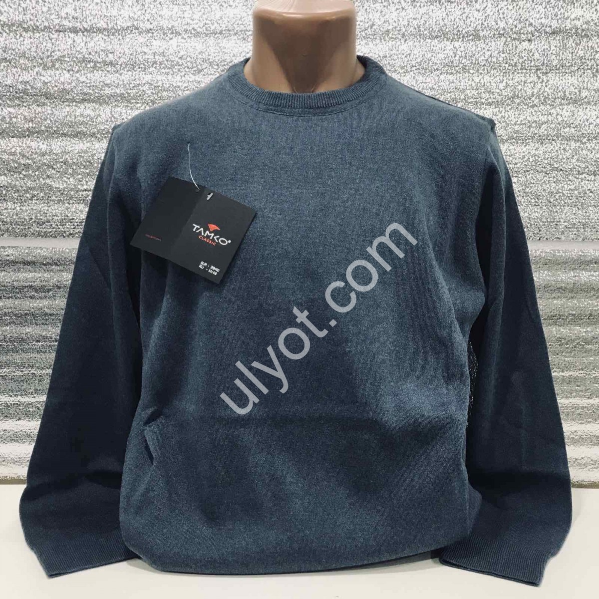 СВІТЕР TAMKO (M-2XL) Т.СИНІЙ