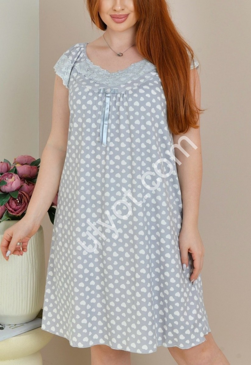 НОЧНУШКА (50-58) СЕРЫЙ 522