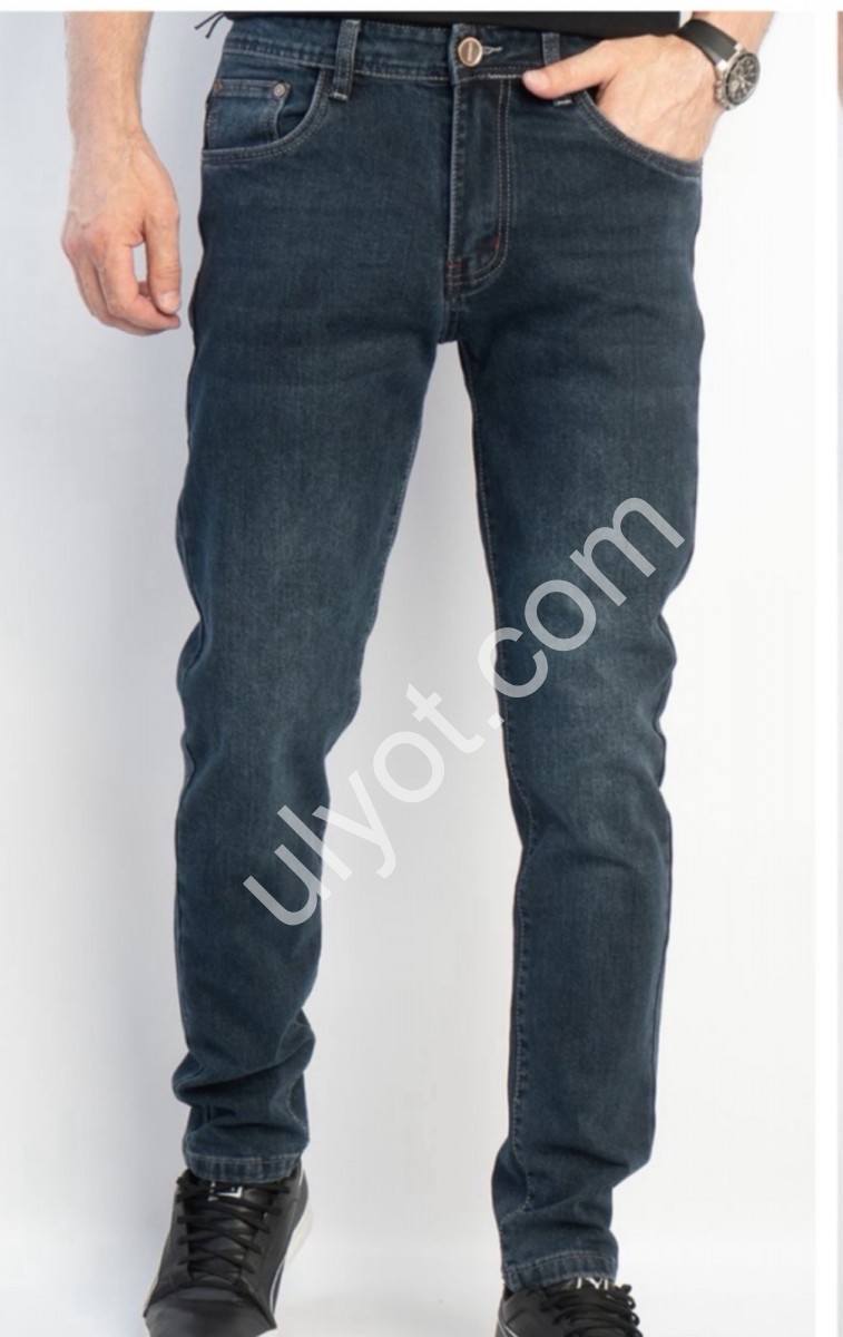 ДЖИНСЫ RTROOSS (32-36) Т.СИНИЙ 8096