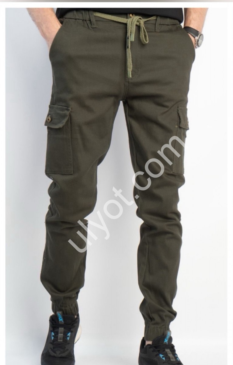 ДЖИНСЫ RTROOSS (30-36) КАРГО ХАКИ 8078-2