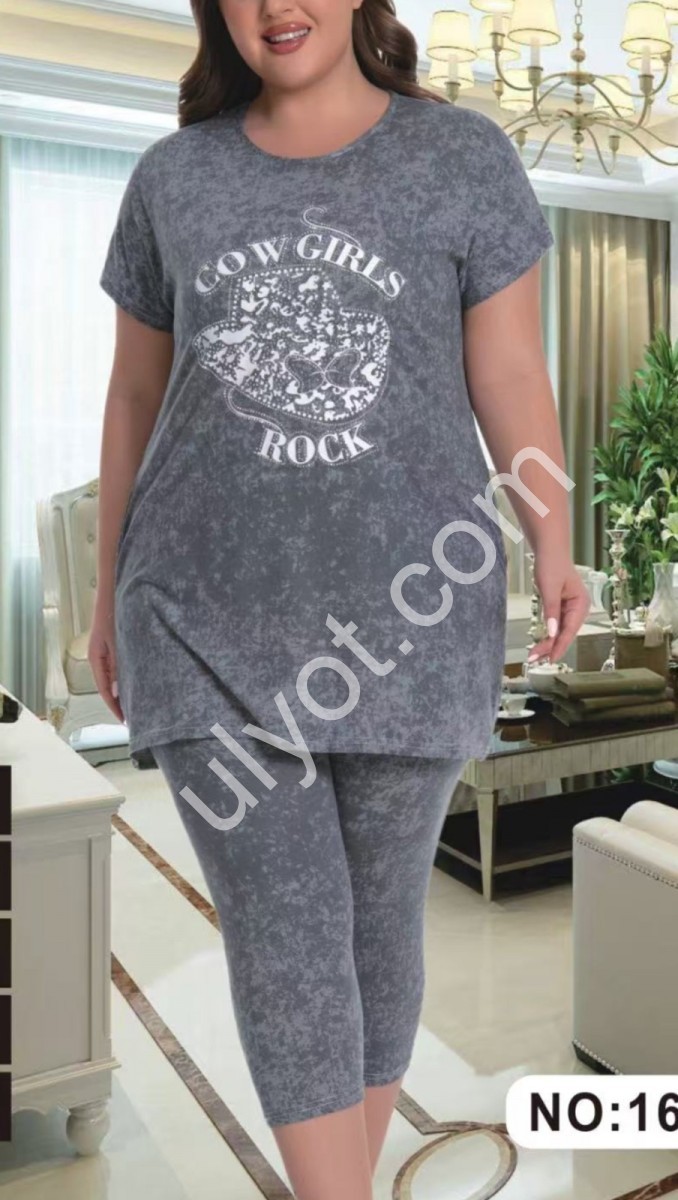 КОСТЮМ (58-66) СІРИЙ 1638