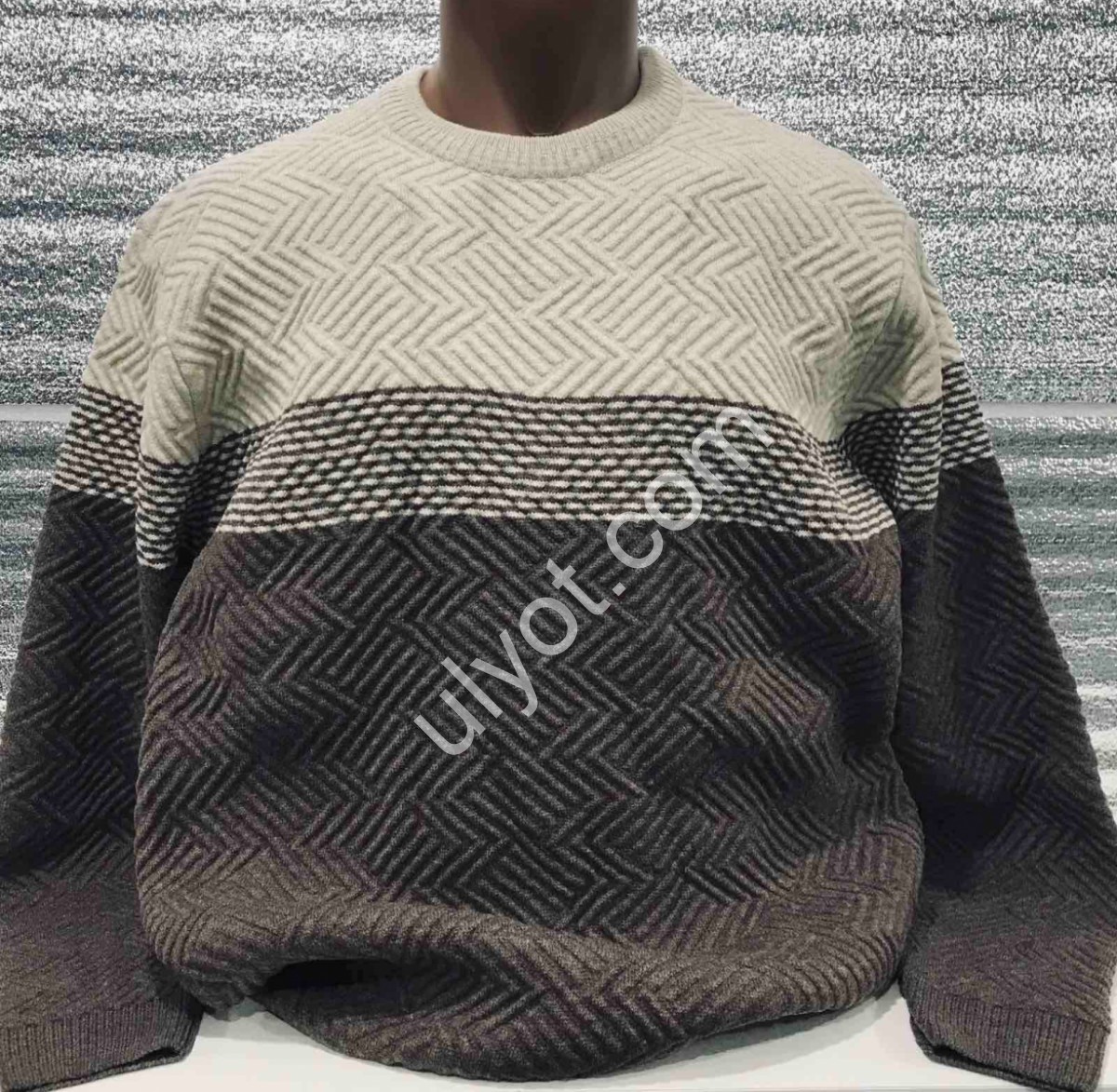 СВИТЕР DEVANTI (L-2XL) МОККО 72178