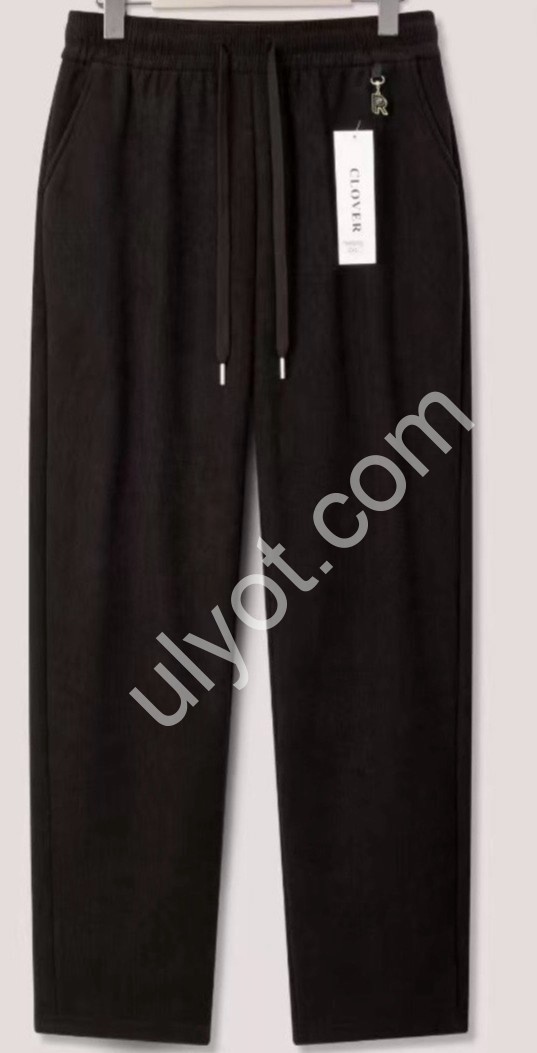 ШТАНЫ (M-2XL) МЕХ Т.СИНИЙ 69102