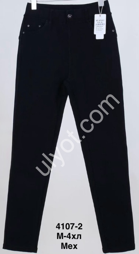 ШТАНИ (M-4XL) Хутро Мікс 4107