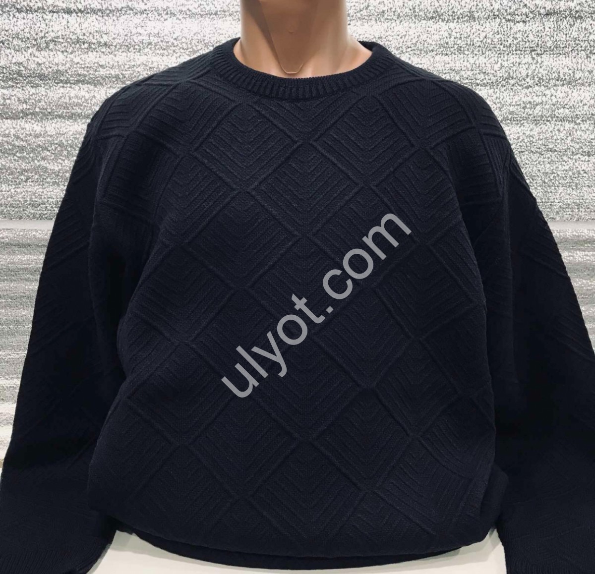 СВИТЕР DEVANTI (L-2XL) Т.СИНИЙ 72185