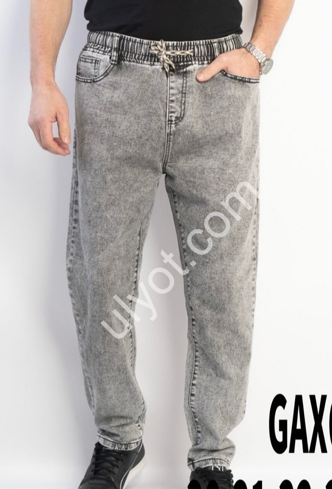 ДЖИНСИ GAXGAX (30-40) СІРИЙ 1229