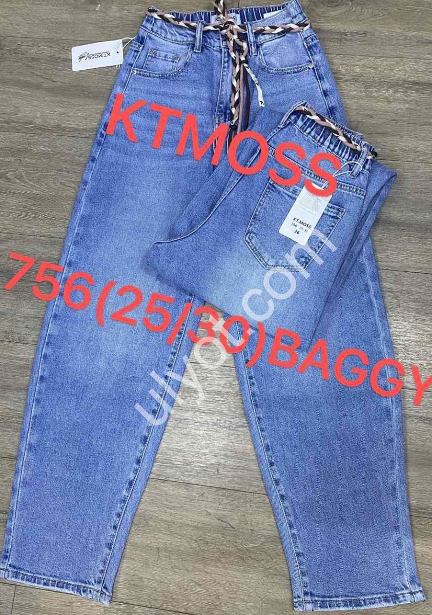 ДЖИНСЫ KT.MOSS (25-30) Т.СИНИЙ 756