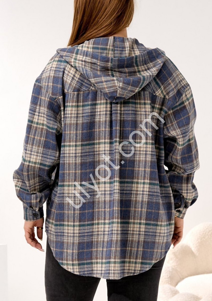 Фото 2 СОРОЧКА (3XL-6XL) ЧЕРВОНИЙ 7751