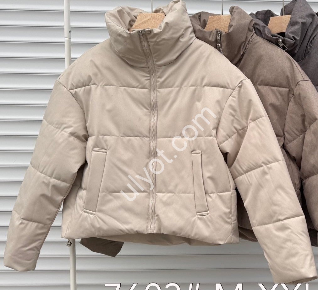 КУРТКА (M-2XL) КРЕМ 7603