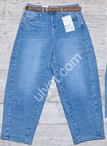 ДЖИНСЫ M.SARA (L-4XL) СИНИЙ 165-4B