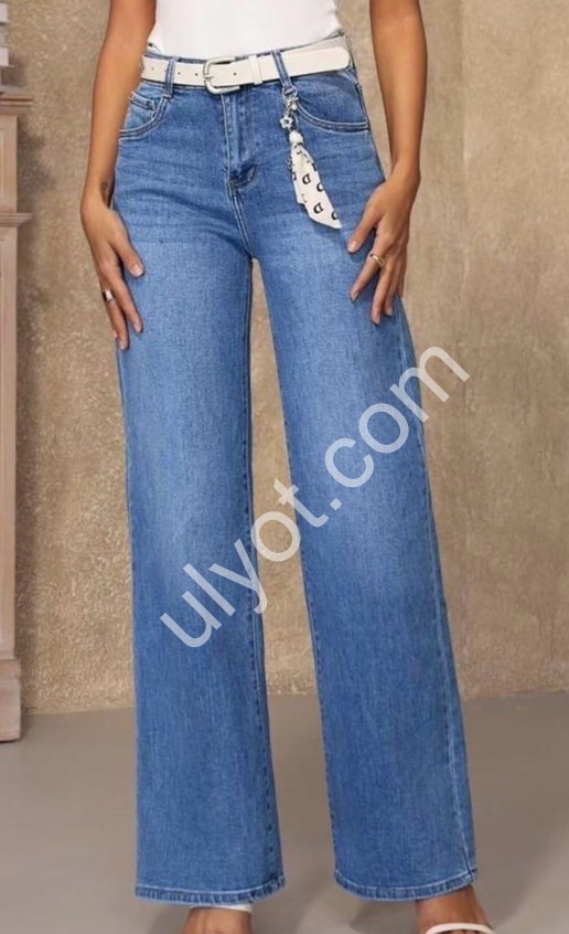 ДЖИНСЫ M.SARA (XS-XL) Т.СИНИЙ 2598