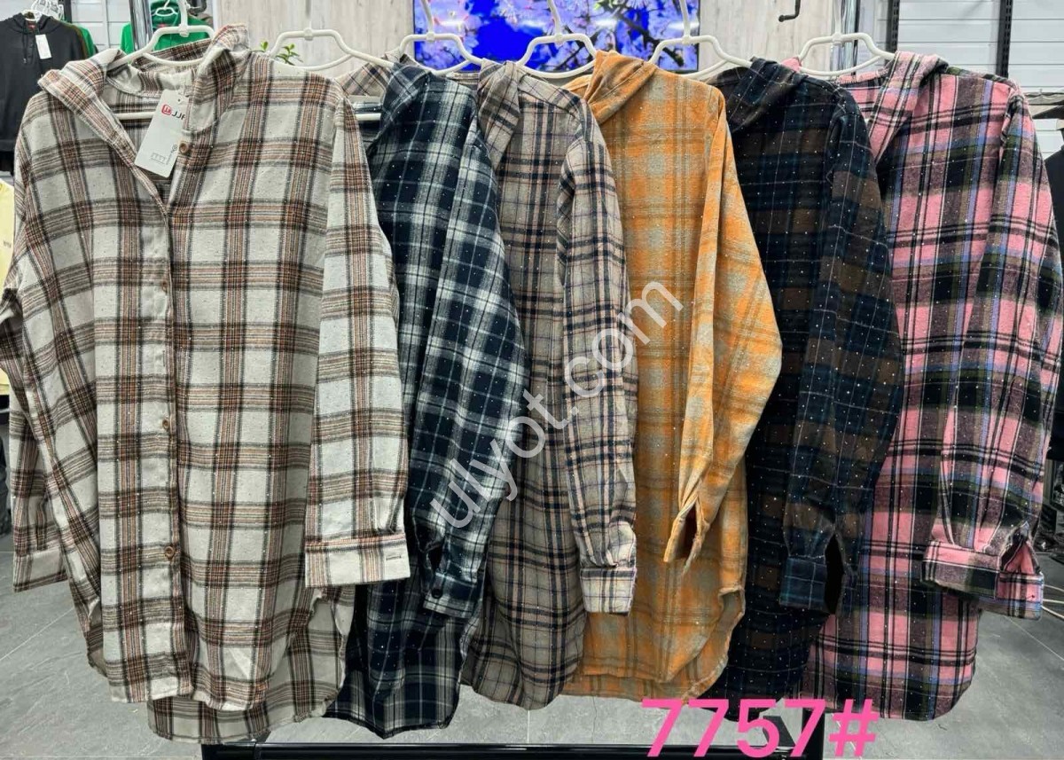 Фото 2 РУБАШКА (3XL-6XL) КАМНИ РОЗОВЫЙ 7757